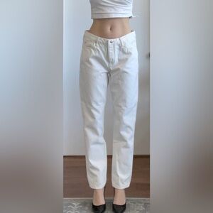 Mango White Jeans. Size: 8